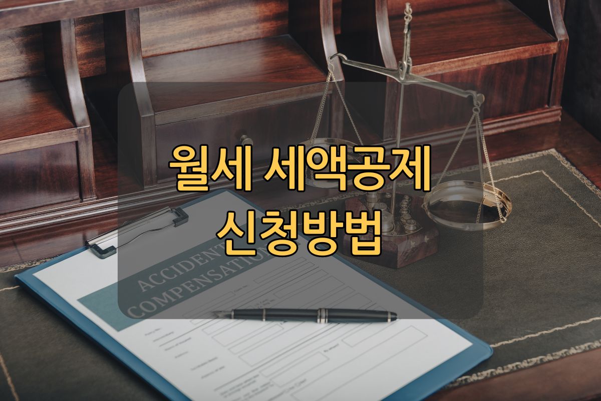 월세세액공제 신청방법