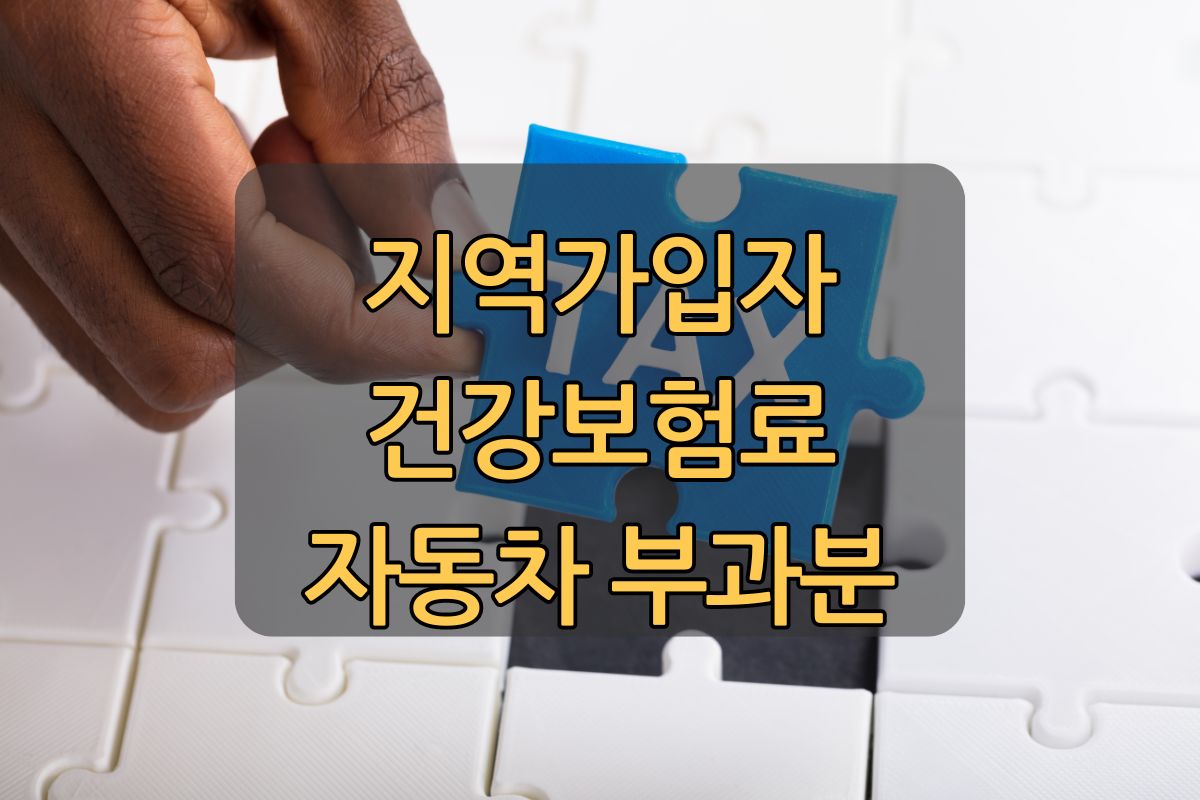 지역가입자 건강보험료 자동차 부과분